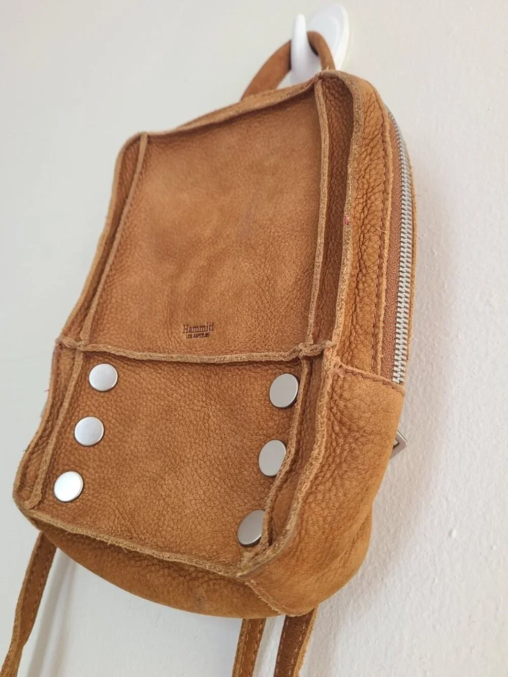 Hammitt Suede Hunter Mini Backpack Brown